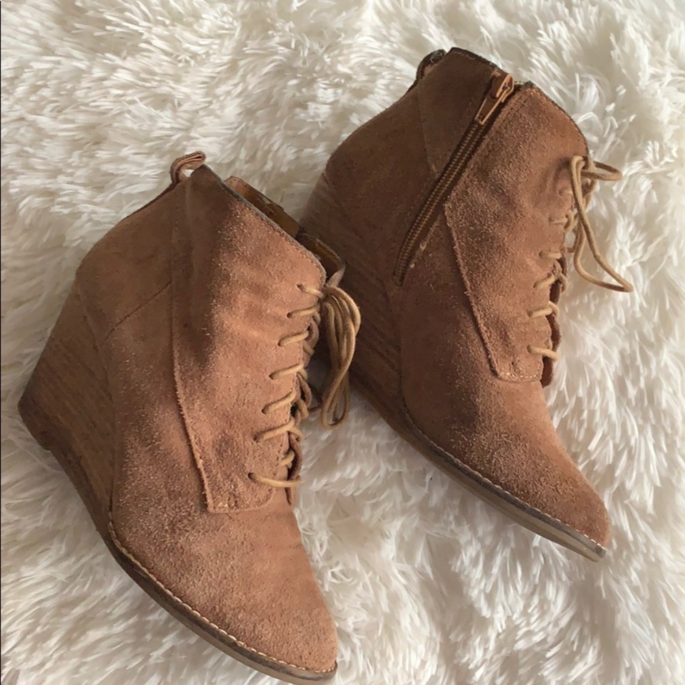 Brown booties